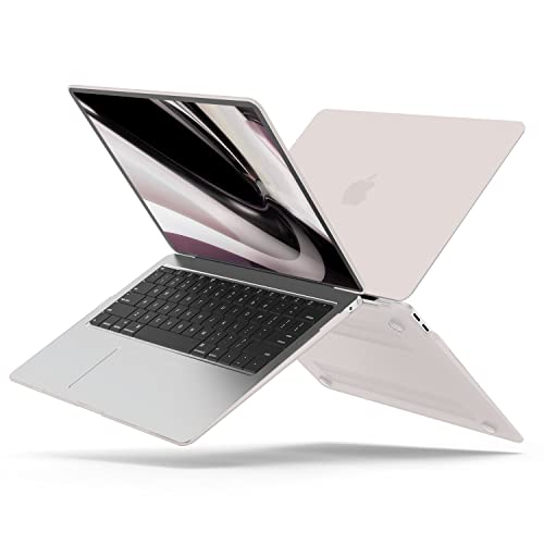 B BELK for MacBook Air 13 inch Case M1 2021-2018 A2337 A2179 A1932 | Matte Plastic Laptop Hard Shell for MacBook Air 13.3 inch Case with Touch ID & Keyboard Cover & Screen Protector, Rock Gray - color: Rock Gray