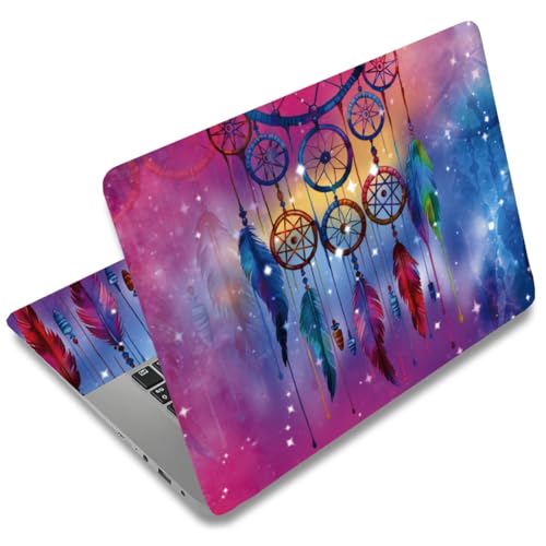 SUPERDANT Laptop Skin Sticker Laptop Decals Dreamcatcher Personalized Universal Notebook Computer Wrap Vinyl Skin Stickers Cover Art Decal Removable 12-15.6 Inch Waterproof Scratch-Resistant Gifts - style: Dreamcatcher