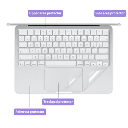 Palm Rest Cover for 2026 MacBook Neo with Trackpad Protector | Scratch-Resistant Vinyl Skin,MacBook Neo Accessories Skin Sticker,Residue-Free Sticker,Removable - color: Clear
