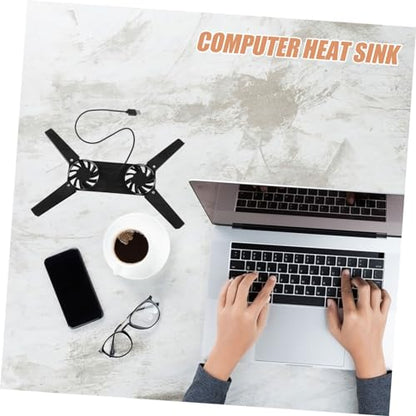 Laptop Cooling Pad with Air Cooling System Portable and Lightweight Laptop Holder for Gaming and Office Use Durable Design for Enhanced Heat Dissipation and Space Saving