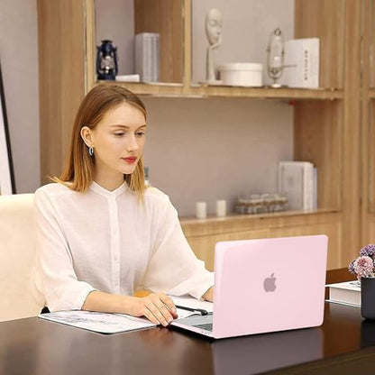 MOSISO Compatible with MacBook Pro 13 inch Case M2 M1, Rose Pink | Plastic Hard Shell Case Cover 2026-2016A2338 A2251 A2289 A2159 A1989 A1708 A1706 with/without Touch Bar - color: Rose Pink