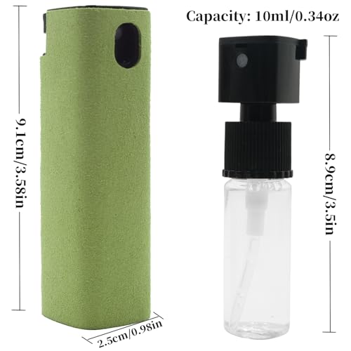 Electronic Touch Screen Cleaner Spray and Wiper, Car Laptop Phone Computer TV Screen Cleaning Accessories for MacBook Display iPad iPhone, Fingerprint Eraser for Screens of Mac - Yellow Green Blue - color: Yellow Green Blue
