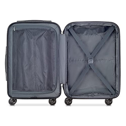 DELSEY PARIS Helium Aero Hardside Expandable Luggage with Spinner Wheels, Blue Cobalt, Carry-On 19 Inch - color: Blue Cobalt, size: Carry-On 19 Inch