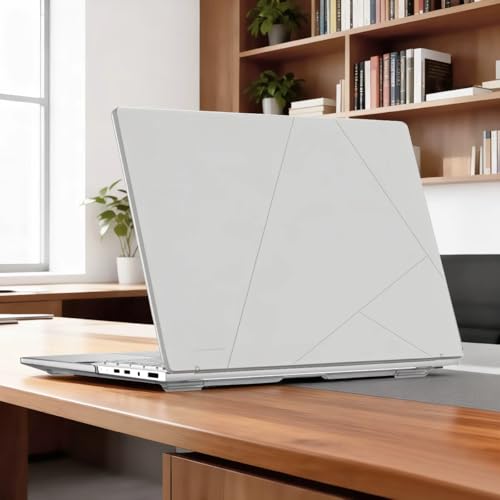 Batianda Matte Hard Case for ASUS ZenBook 14 OLED 2024 2025 | Fits Model UX3405M / UX3405C, Translucent Frosted Anti-Fingerprint Laptop Cover, Soft Touch Slim Protective Shell - color: Matte Frosted