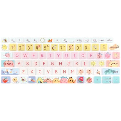 Silicone Keyboard Cover Skin for Dell Latitude 3000 3340 13.3"(2023)/ 5320 5330 5340 5350 13.3"/ 7320 7330 7340 7350,Cute Fruits - color: Cute Fruits