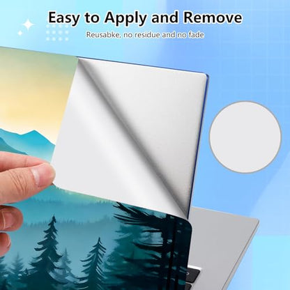 Universal Laptop Skin Sticker Decal for 11.6”12" 13" 13.3" 14" 15" 15.4" 15.6" Reusable Waterproof Scratch-Scratch Resistant Protective Vinyl Laptop Notebook Skin Stickers - Forest Mountain - color: Forest Mountain