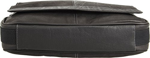 Kenneth Cole REACTION Colombian Leather Slim Single Compartment - color: Black