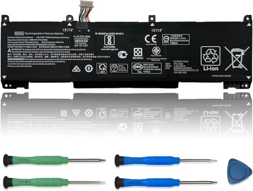RH03XL Laptop Battery Replacement for ProBook 430 440 445 450 630 640 650 G8 ZHAN 66 Pro 14 G4 Series HSTNN-OB1T HSTNN-DB0B M01524-2B1 M01524-AC1 11.4V 45Wh 3790mAh 3-Cell - size: 10.00*3.03*0.26 inch RH03XL