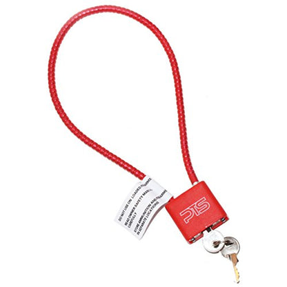 Cable Gun Lock with Key (15") - Keyed Alike - California Approved Safety Device - Secures Pistol, Rifle, Shotgun, Revolver, and Other Firearm Types (1 Pack)