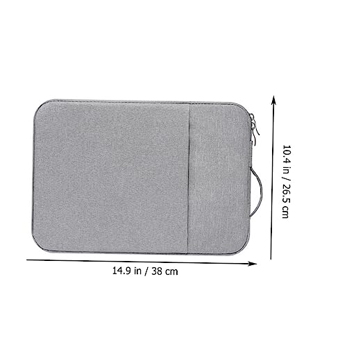 HOMSFOU Laptop Case and Bag for Business and Students Multi-Storage Design for Accessories Stylish Notebook Carrier