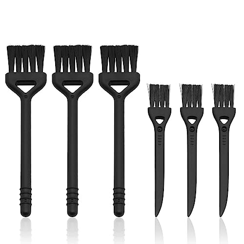 Keyboard Cleaning Brush, 6 Pcs | Plastic Handle, Nylon Anti Static Brush Kit, Computer Keyboard, Laptop, Phone, Car Interior Detailing