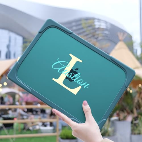 Batianda AngleBase Custom Name Case for MacBook Pro 14 Inch 2021-2026 | Personalized Text Design, Ergonomic Foldable Stand Holds 22lbs, TPU Bumper, Matte Hard Shell Cover for MacBook Pro 14.2 Inch - color: Customizable Name