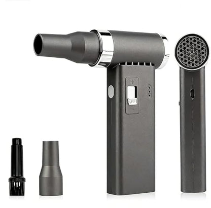 Air Duster – Super Power Handheld Air Duster with High-Speed 110000RPM, Rechargeable Brushless Motor Durable Blower, stepless Adjustable Dust Blower for Keyboard, PC, Car & Home Cleaning