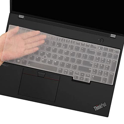 Keyboard Cover for Lenovo ThinkPad E16 L16 P16 P16v T16 P16s (Gen 3/Gen 2/Gen 1) 16 inch, Thinkpad L15 Gen 4/3 15.6 inch (Not Fit Thinkpad Z16,L15 Gen 2/1) -Clear - color: Clear