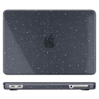 DONGKE Glitter Case for MacBook Neo 13 Inch 2026 (Model A3404 | A18 Pro Chip) | Clear Sparkly Hard Shell Cover with Screen Protector & Keyboard Cover & 2 USB-C Adapters - Bling Black - color: Bling Black