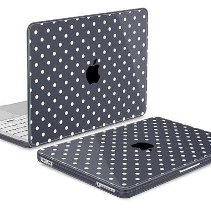 Tuiklol for 2026 MacBook Neo 13 Inch A18 Pro Chip Case, (Model A3404) Anti-Scratch Anti-Drop Slim Hard PC Shell Case with Shockproof Protective MacBook Neo Laptop Cover, Spot-White - color: Spot-White