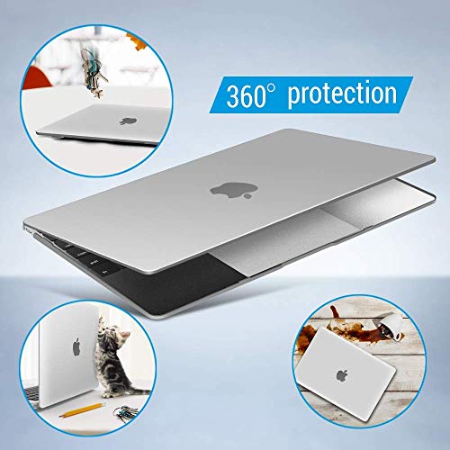 IBENZER MacBook 12 Inch Case, Hard Shell Case Cover for Mac 12’’ with Retina Display Model A1534 2020 2019 2018 2017 2016 2015, Frost Clear, MM12CL-A - color: Frost Clear