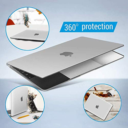 IBENZER MacBook 12 Inch Case, Hard Shell Case Cover for Mac 12’’ with Retina Display Model A1534 2020 2019 2018 2017 2016 2015, Frost Clear, MM12CL-A - color: Frost Clear