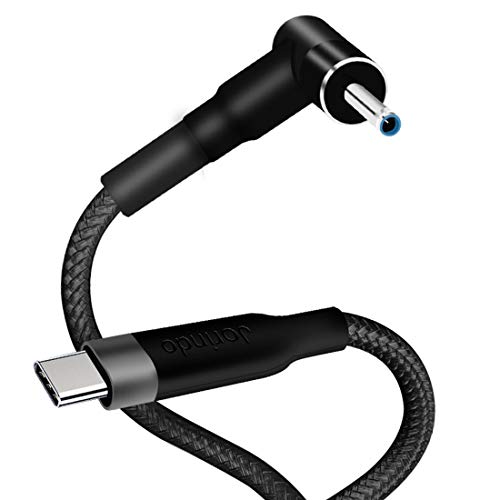 100W PD Power Delivery Cord,Universal Type-C Male to 4.5x3.0mm Tip for HP zhan66，PROBOOK 440 G3，Envy 13 Notebook (Type-c Male to (HP) DC4.5X3.0mm, 1m/3.2ft) - size: 1m/3.2ft, style: type-c male to (HP)DC4.5X3.0mm