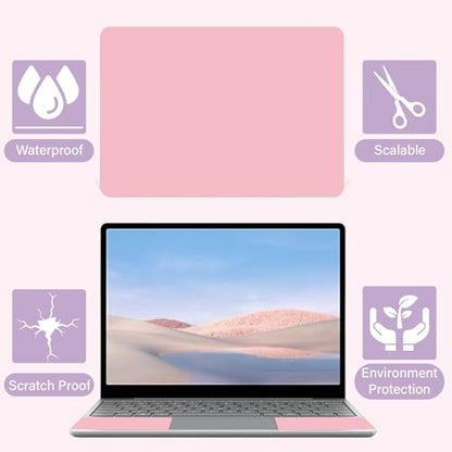 CREATCABIN Pink Laptop Skin Decal Universal Reusable Vinyl Laptop Cover Sticker Waterproof Pc Art Personalized Protector Scratchproof Laptop Skin for 12.1 13 13.3 .6 14 15 15.3 16 Inch Laptops - style: Pink