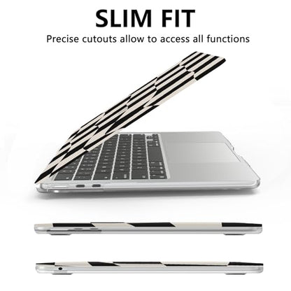 AKIT for MacBook Air 13 inch Case M5 M4 M3 M2 2026-2022, Black Checkboard | A3449 A3240 A3113 A2681, Funny Pattern Hard Shell Laptop Case+Screen Protector+Keyboard Cover for MacBook Air 13.6 inch - color: Black Checkboard