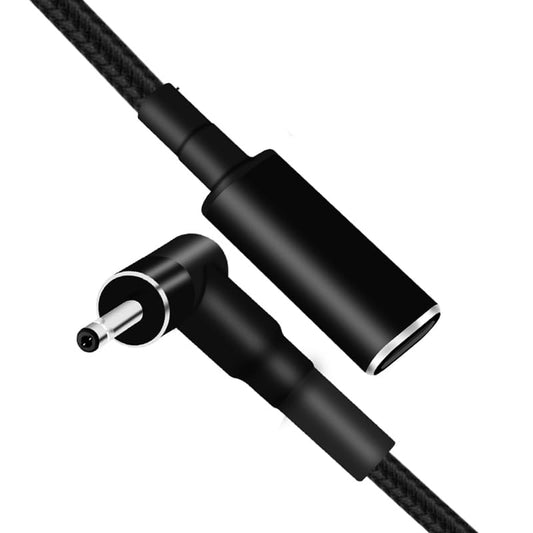USB C to Slim Laptop Charging Adapter Female Type C to DC Cable 0.8ft 100W PD Power Charger Supply Cord Compatible with Lenovo Yoga 510 Ideapad 710S P/N: ADLX65CCGU2A, 5A10K78761 (4.0 x 1.7mm) - size: 4.0 x 1.7mm for Generic