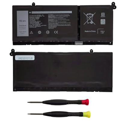 G91J0 3-Cell 41Wh Laptop Battery for Dell Inspiron 15 3511 3520 3521 3530 3535 5510 5515 5410 5430 5440，Latitude 3520 3530 3420 3320 3330，Vostro 14 3420 3430 5410 3510 3520 3530 5510 5620