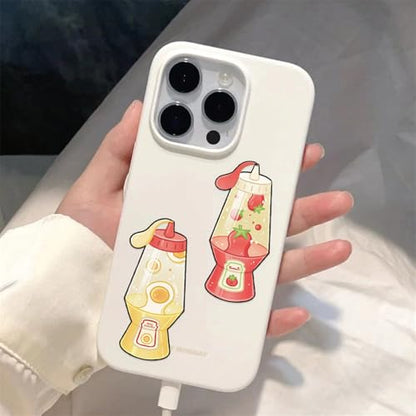 50pcs Lava lamp Stickers for Laptop Water Bottles, Transparent PET Waterproof Adhesive Lava Light Decals for Trackpads Skateboards Luggage Water Bottles Cars Bumpers(Colourful-B9) - color: Colourful-b9