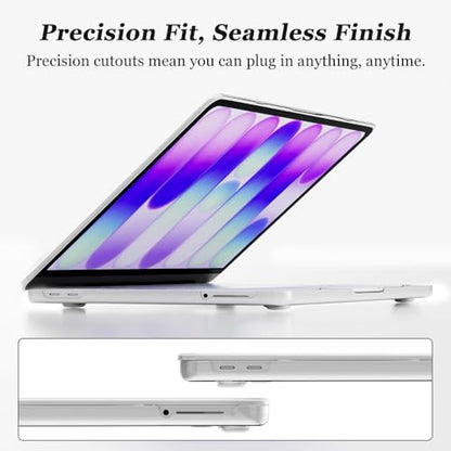 ProElife 3-in-1 for MacBook Neo, Clear Hard Shell, Sleeve & Keyboard Cover | Black Laptop Case, Clear Keyboard Skin, Heat Dissipation, Precision Fit, Water-Resistant & Reusable, Complete Accessory Kit - color: Clear+Black