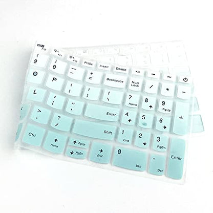 MUBUY Keyboard Cover for Lenovo IdeaPad 3 15 15.6 17.3 |Lenovo Yoga C740 C940 15.6 |Lenovo Ideapad 320 330 330s 340s 520 S540 720s 130 S145 L340 S340 V330 V130 |ThinkBook 15 -Mint Green - color: MintGreen