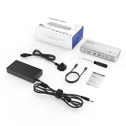 WAVLINK Intel EVO Certified TBT5 Dock, 120Gbps, 140W PD, 8K, USB-A, Cooling | Thunderbolt 5 Docking Station hub TB5 Dock 8K Display 140W Max Charging 4X USB-A 3.2 TBT 5/4 Laptops laptop cooling system