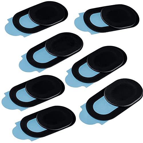 50Pcs Computer Camera Cover Slider, Webcam Cover Blocker Slider Slim 0.027 inch for MacBook Pro/iMac/Laptop/PC/iPad Pro (Black)