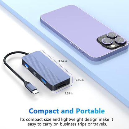 Docking Station Dual Monitor for Dell/HP/Lenovo Laptop, Dual HDMI Adapter for 2 Monitors, 8 in 1 USB C Docking Station with HD/USB/PD/SD/TF, HDMI Splitter for Dual Monitors Extended Display - style: 8 IN 1