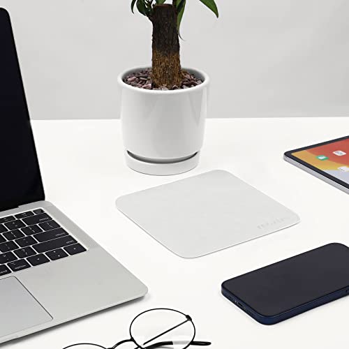 MOSISO Polishing Cloth, 2PCS Electronic Screen Cleaning Cloths, Grey | Soft Microfiber Cloths ,Compatible with MacBook/iPhone, Compatible with iPad/Tablets/Laptop Notebook Computer, Camera