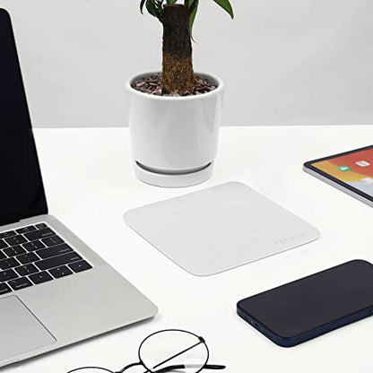 MOSISO Polishing Cloth, 2PCS Electronic Screen Cleaning Cloths, Grey | Soft Microfiber Cloths ,Compatible with MacBook/iPhone, Compatible with iPad/Tablets/Laptop Notebook Computer, Camera