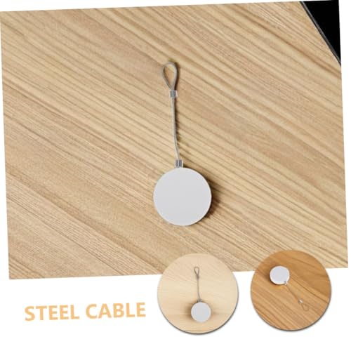 Uonlytech 1 Set Retractable Rope Lock Theft Security Cable for Laptop Tv VR Display and Digital Accessories Reliable Protection with and Lock Mechanism