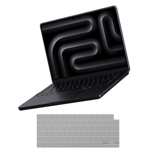Soonjet for MacBook Pro 16 inch Case, M5 M4 M3-M1 2026-2021 Keyboard Cover | 100% Color Match, Space Black Clear Matte, Protective Hard Shell Laptop Cover, Anti Fingerprint & Scratch & Crack, Ultra Thin - color: Noble Black Clear
