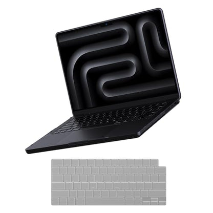 Soonjet for MacBook Pro 16 inch Case, M5 M4 M3-M1 2026-2021 Keyboard Cover | 100% Color Match, Space Black Clear Matte, Protective Hard Shell Laptop Cover, Anti Fingerprint & Scratch & Crack, Ultra Thin - color: Noble Black Clear