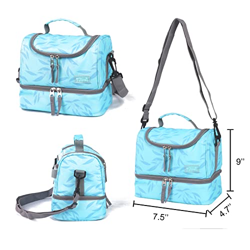 Tilami Rolling Backpack 18 inch Double Handle with Lunch Bag Wheeled Kids Backpack for Girls and Boys, Koala - color: Koala