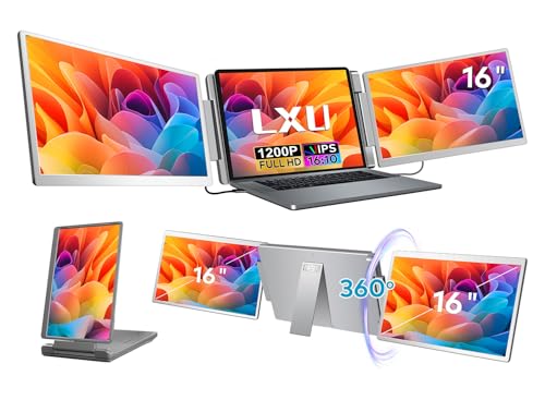 LXU 16" 1200P Laptop Screen Extender Monitor Portable