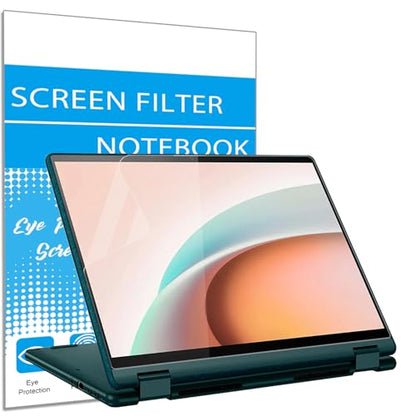 i-Tensodo 2 Pack 13.3 inch Anti Glare Matte Screen Protector for Lenovo Yoga 6 13.3" 13ALC7 13ABR8, Yoga Slim 7 13.3" Laptop, Eye Protection Anti Glare Filter