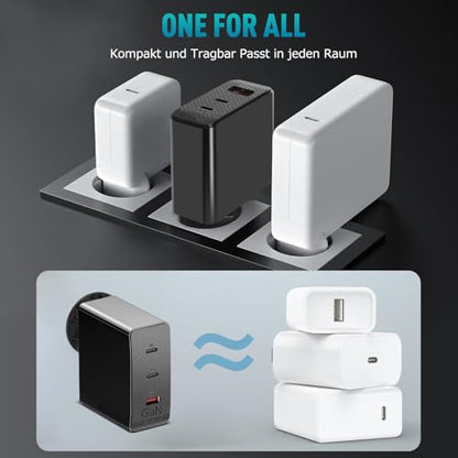 TAIFU 28V 5A PD3.1140W GaN Powerhouse - Dual USB - C Foldable Fast Charger, Ultra - Compact 40W for Laptops, iPhone 17 16/15 Pro, Samsung Galaxy S24/S23 & More Ultra-Portable Travel Power Adapter