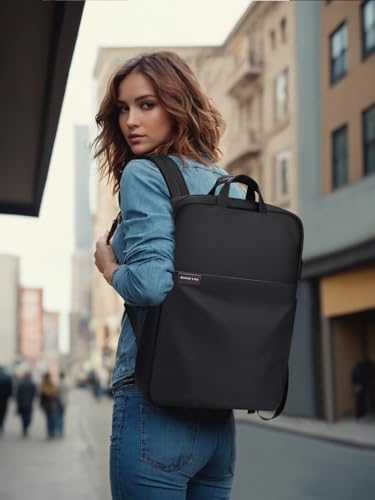 GOLF SUPAGS Travel Laptop Backpack for Women Anti Theft Slim Durable College Bookbag Business Computer Bag Fit 13.3Inch Notebook (Black, 13.3Inch) - color: Black, size: 13.3 Inch