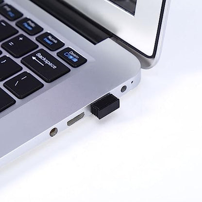 Wireless Numeric Keypad 2.4G | Compact & Portable, Auto Sleep Mode, 18 Keys for Laptop & PC, USB Receiver Included (Black)