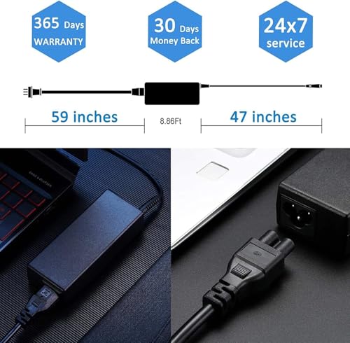 65W 45W USB-C Charger Fit for HP Pavilion 16t-af000, 16z-ag000, Aero Laptop 13-bg0087nr; Pavilion Plus 14-ew0047nr, 14-ey0047nr, 14t-ew000 Laptop Power Adapter Supply Cord