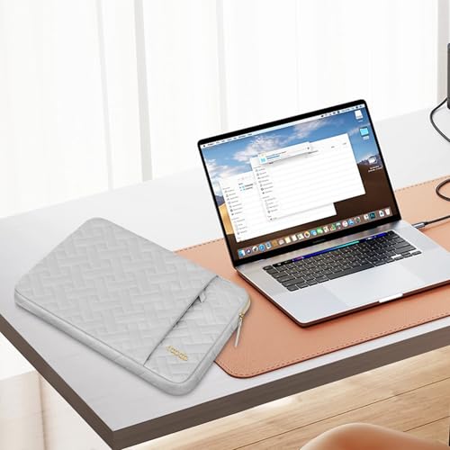 Lacdo Laptop Sleeve Case for 14 inch New MacBook Pro M5 Pro/Max A3426 A3427 (2026), M5/M4/M3/M2/M1 A3434 A3112 A3401 A3185 A2918 2025-2021, 13.8 inch Microsoft Surface Laptop 7th Computer Bag, Gray - color: Gray, size: New MacBook Pro 14 Inch