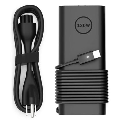 PIOEVTKA 130W USB C Charger Compatible with Dell Laptop 130W 100W 65W USB Type C Fast Power Adapter - size: 130w usb c