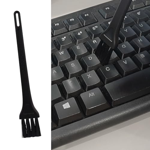 ZUFECY 3-Pc Keyboard Cleaning Tool Set: Keycap Puller & Dual Brushes for Home, Office and Shared Spaces
