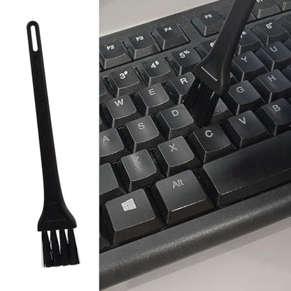 ZUFECY 3-Pc Keyboard Cleaning Tool Set: Keycap Puller & Dual Brushes for Home, Office and Shared Spaces