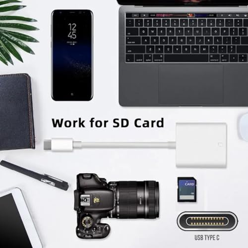 chenyang USB C to SD SDXC SDHC Card Reader Adapter 480Mbps Compatible with Laptop Tablet Phone - style: SD Card 1 IN 1